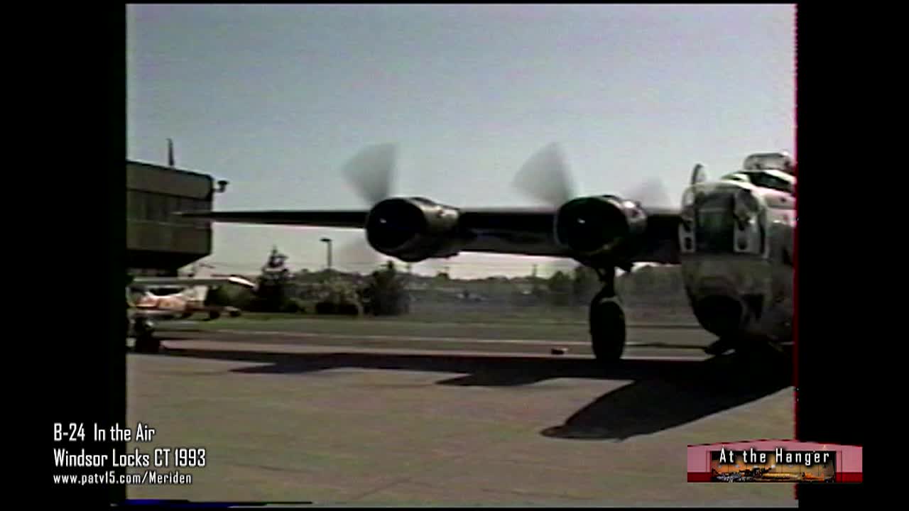 At the Hanger - B17 & B24 In the Air