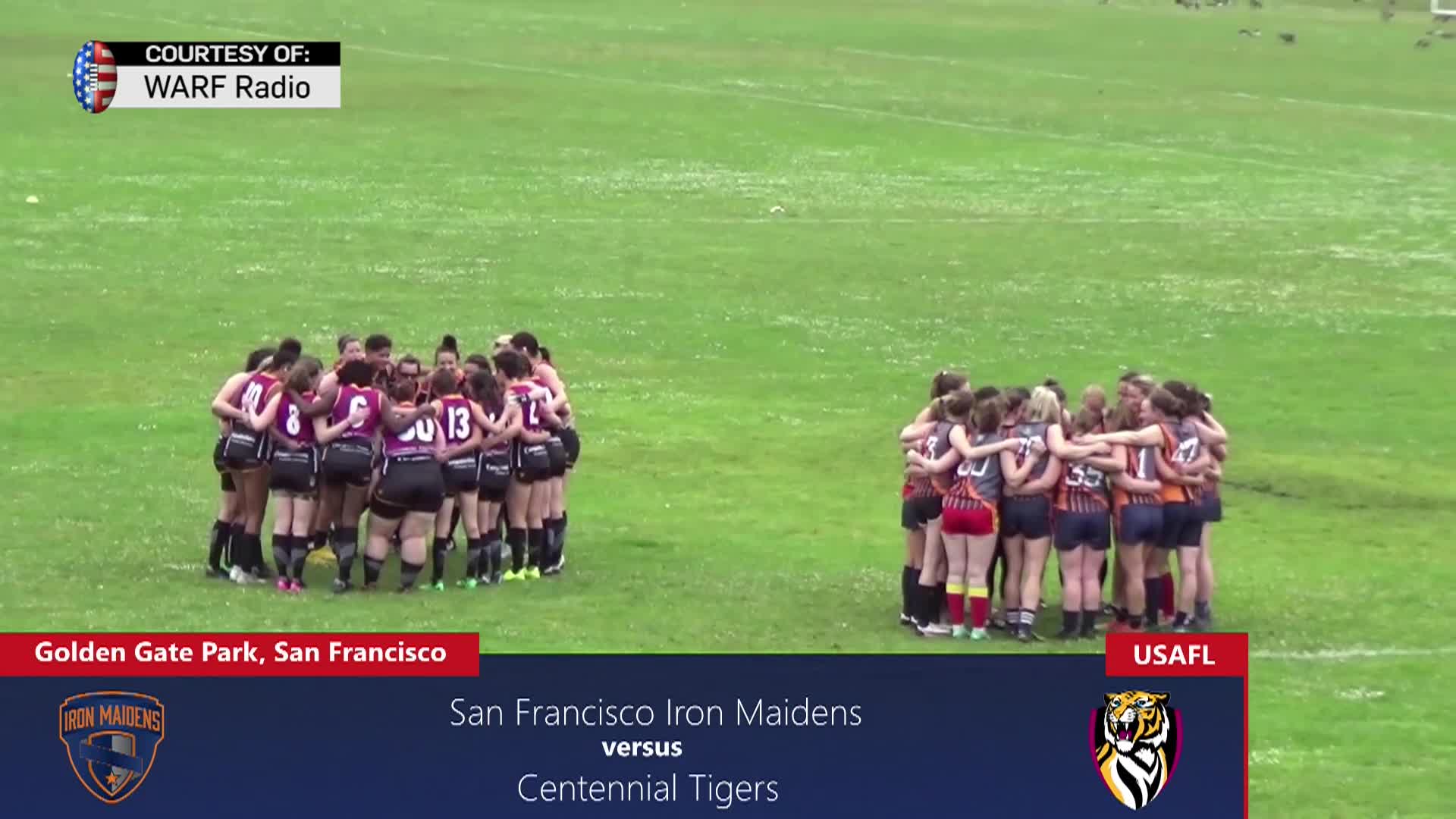 Thumbnail image for Stateside Footy - Australian Rules Football: 2021/02 Centennial, Co Tigers vs San Francisco Iron Maidens