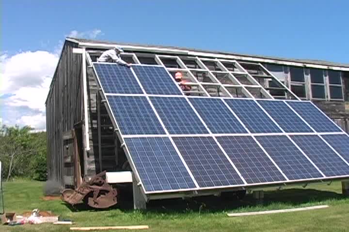Thumbnail image for The Humble Farmer - The Real Husbands of Maine Put a Sign on the St. George Grange Hall