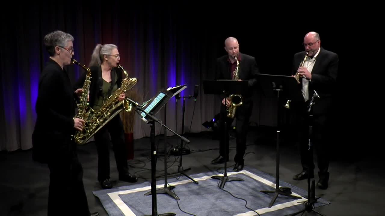 Thumbnail image for Baby Blue Arts Presents: Ancia Saxophone Quartet