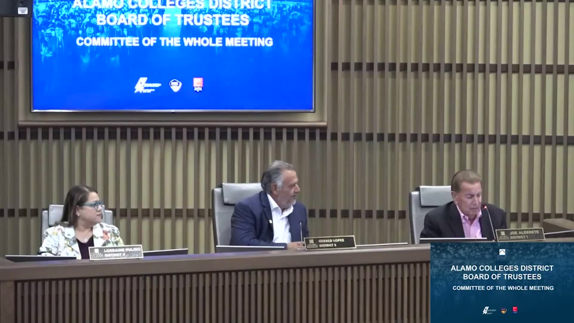 Thumbnail image for Alamo Colleges District Committee of the Whole Board Meeting 11/12/2024