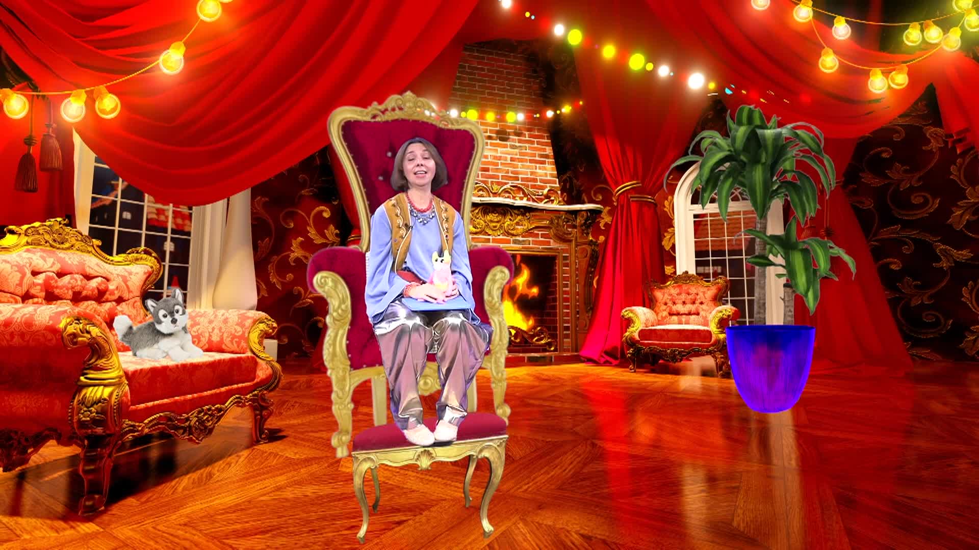 Thumbnail image for Cosette's Enchanted Journeys: Mitzi and the Big Bad Nosy Wolf by Teresa Bateman