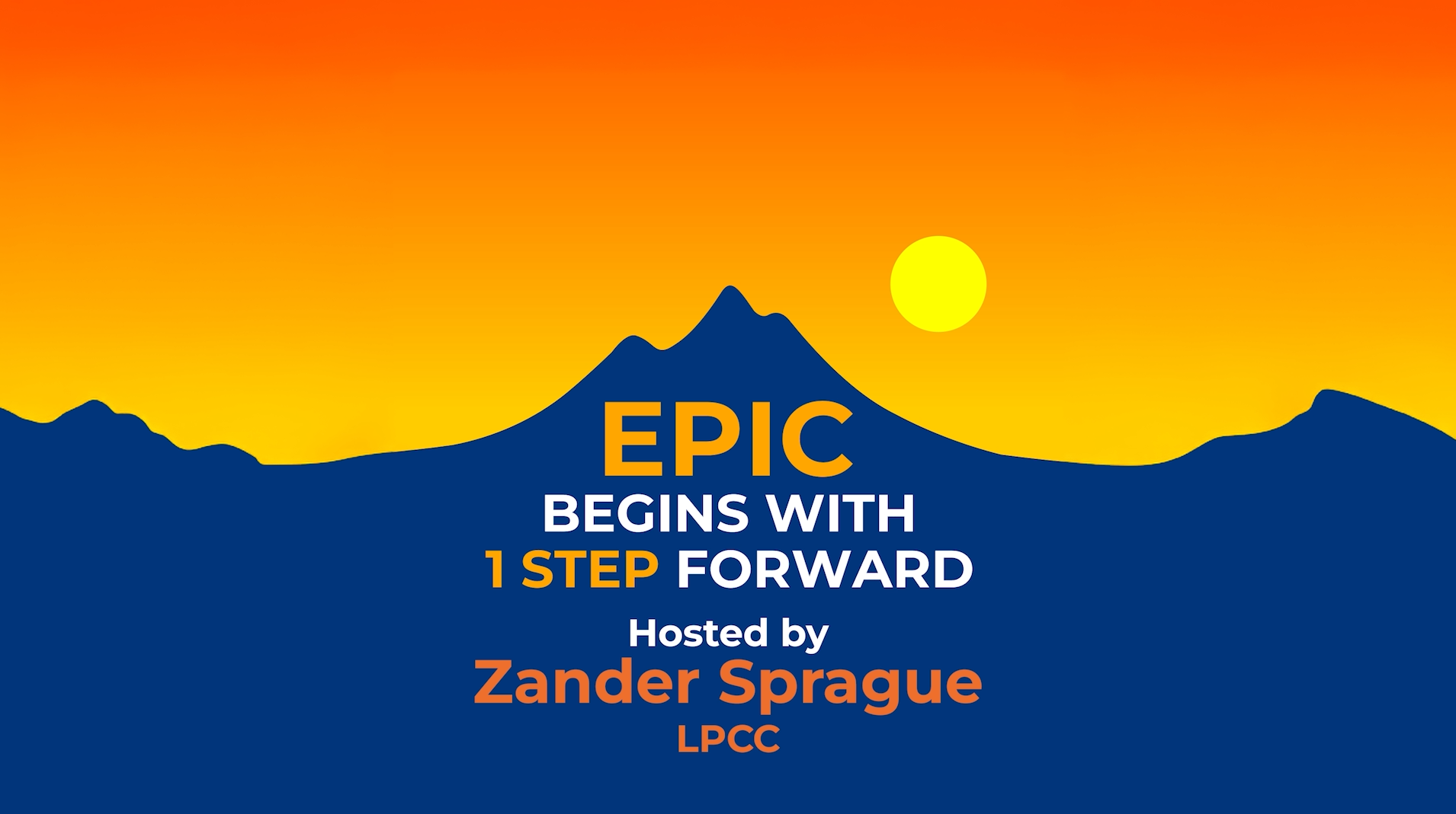 Epic Begins With One Step Forward: Mental Health Awareness Month - Mental Health with Natasha Paddock